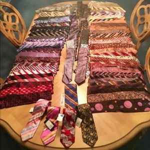 Designer Ties for $600 altogether.